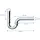 VARIOSAN Röhrensiphon 1 1/4" x 32 mm Edelstahl verchromt