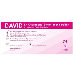 David Ovulationstest 30 x David Ovulationstest Streifen 20 miu/ml, LH Schnelltest