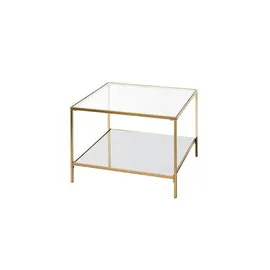 Haku-Möbel Couchtisch Porto Gold 60 x 45 x 60 cm