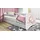 WFL GROUP Jugendbett Emily 80 x 160 cm Kiefer MDF weiß/roségold