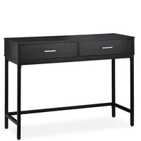 Relaxdays Konsolentisch, Flurtisch mit 2 Schubladen, HBT: 81x110x42 cm,