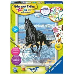 Ravensburger Malen-nach-Zahlen Pferd am Strand mehrfarbig