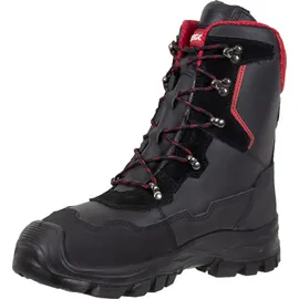 Oregon Yukon Klasse 1 Kettensägen-Schnittschutzstiefel aus Leder, Stahlkappen, wasserabweisende Anti-Statik-Sicherheits-Arbeitsstiefel, Größe 41