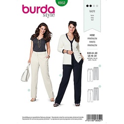 burda Schnitt 6952 "Hose große Größe"