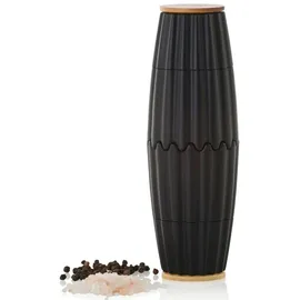 AdHoc Salz- & Pfeffermühle MagTwo 2tlg. Kunststoff Schwarz