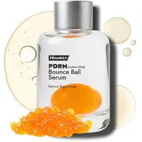 FRANKLY Salmon PDRN Bounce Ball Serum – 99% reine PDRN Lachs-DNA für die Erholung nach dem Microneedling, Rötungen und beschädigte Hautreparatur | Glashaut koreanische Hautpflege | leicht, nicht
