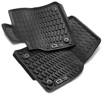Original Audi Q3 Allwetterfußmatten, für vorn, schwarz 83B061501 041