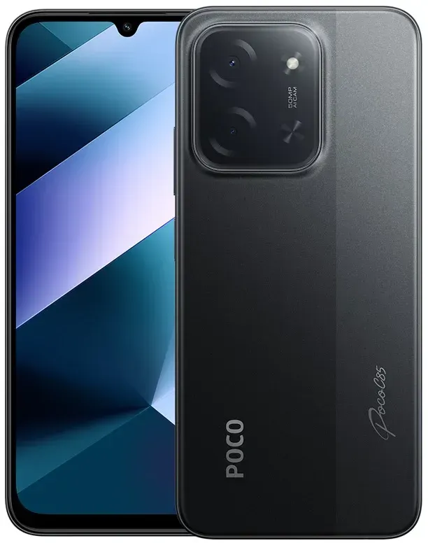 Globale Version POCO C85 Smartphone 6,9-Zoll-Dot-Drop-Display 50 MP Al-Dual-Kamera 6000 mAh großer Akku 33 W Schnellladung Xiaomi HyperOS 2 Leistungsstarker Octa-Core-Prozessor Xiaomi-Mobiltelefon