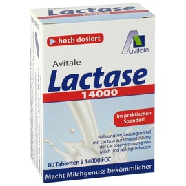 Avitale Lactase 14000 FCC Tabletten 80 St.