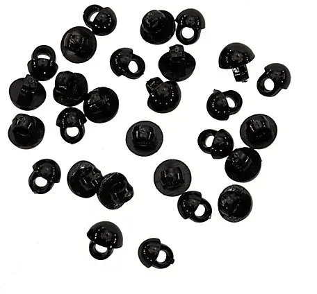 buttinette Kunststoff-Augen, Größe: 5 + 6 mm, 50 Stück