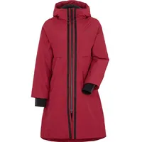 Didriksons Damen Mantel AINO WNS PARKA 4, Ruby Red, 36