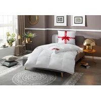 RIBECO "Emily", silberweiß 155x220 cm weiß extrawarm (6192971014)