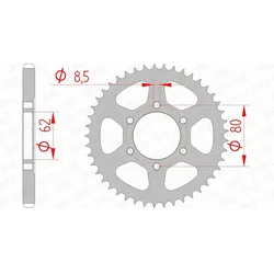 AFAM Standard-Stahlkrone 12203 - 428
