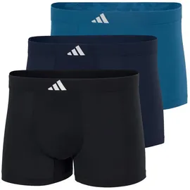 adidas Active Micro Tech Boxershorts blau/grau/schwarz S 3er Pack