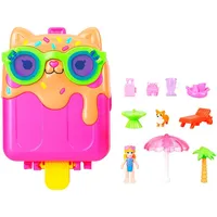 Mattel Polly Pocket Eis am Stiel Kätzchen Schatulle