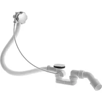 Duravit Ab- und Überlaufgarnitur für Badewannen, Drehgriff, chrom