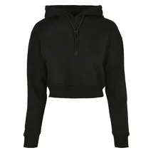 URBAN CLASSICS Short Terry Hoodie Schwarz S