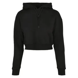 URBAN CLASSICS Short Terry Hoodie Schwarz S