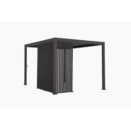 gardenson Lamellenwand für Pavillon 93 x 2,4 m Anthrazit