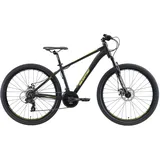 Bikestar Mountainbike BIKESTAR Fahrräder Gr. 41cm, 27,5 Zoll (69,85cm), schwarz für Damen und Herren, Kettenschaltung