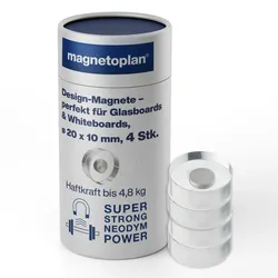 magnetoplan Design Magnete Acryl für Glasboard