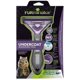 Furminator Undercoat deShedding für langhaarige Katzen M/L