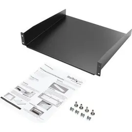 Startech Fachboden Stahl 2HE 20 kg schwarz