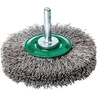 Lessmann Schaft-Rundbürste INOX-Draht 0,20 mm, Bürsten-⌀xBesatzbreite: 30X6 mm