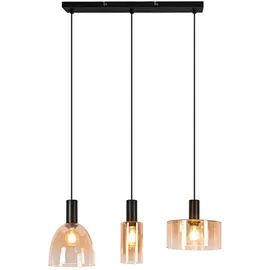 GBLY Pendellampe 3-flg. 25 cm Glas/Metall