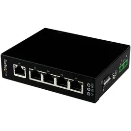Startech StarTech.com 5 Port Unmanaged Industrieller Gigabit Ethernet Switch - Hutschienen- / Wandmontierbar