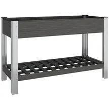 vidaXL Garten-Hochbeet 120 x 50 x 75 cm Grau