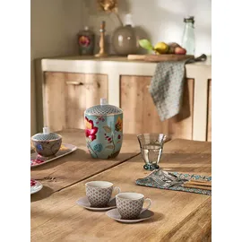 Pip Studio Espressotasse mit Untertasse 0,12 l Braun 2