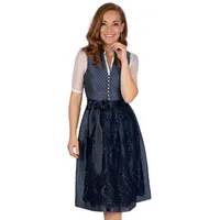 MarJo Dirndl Midi Dirndl 2tlg. - VIOLA - deep ocean 36