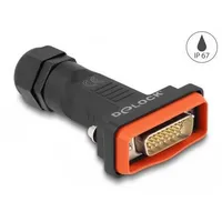 DeLock D-Sub HD 26 Pin Stecker mit Gehäuse IP67