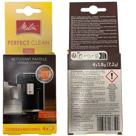 Melitta Perfect Clean 178599 Reinigungstabs 4 St.