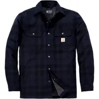 CARHARTT Flanellshirt Heavyweight Sherpa‐Lined Shirt Jacket - Freizeitjacke Gr