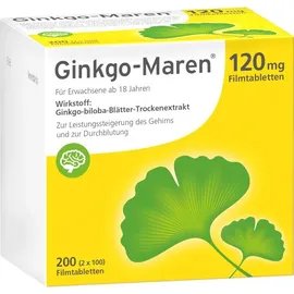 Hermes Arzneimittel Ginkgo-Maren 120 mg Filmtabletten