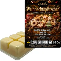 WonderWax Duftwachs Wax Melts für Duftlampe, 6 Würfel Duftmelt Wachsmelt Sojawachs Duftwachs Würfel für Raumdüfte, Wachs Duftöl Winter Indoor Schmelzen für Aromalampe Weihnachtsplätzchen