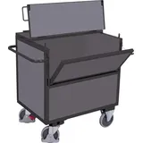Cordes Holzkastenwagen 970x970 mm Anthrazitgrau