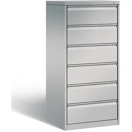 C+P Acurado Karteischrank 6 Schübe 40 x 30 x 100 grau