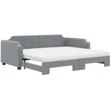 vidaXL Tagesbett 80 x 200 cm Silber