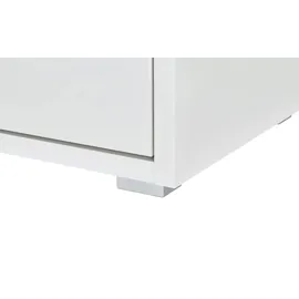 Die Möbelfundgrube Regal Tarent 45 x 191 cm Eiche Holznachbildung weiß