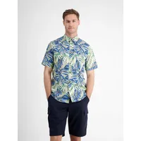 Lerros Hawaiihemd, floral gemustert - Tinted Grey - M