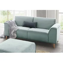 Andas 2-Sitzer »Janek Scandic Design, elegant und zeitlos« mit Federkern und Keder in scandinavischem Design grün
