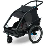 Cube Double CMPT Kinderanhänger schwarz 2026