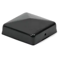 Pfostenkappe schwarz, für Pfosten 7x7 cm