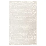 tesso living Kurzflor Teppich Wohnzimmer Weiß 120 X 170 cm - Moderner Wohnzimmerteppich mit Antirutschunterlage