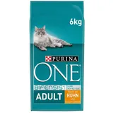 PURINA ONE BIFENSIS Adult Katzentrockenfutter: reich an Huhn, stärkt natürliche Abwehrkräfte, für gesunde Knochen, Haut, Zähne & Harnwege I ab 1 Jahr