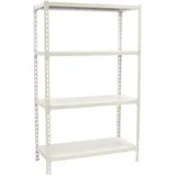simonclick Lagerregal Stahl 1500x1200x300 mm weiß