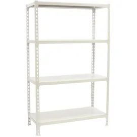 simonclick Lagerregal Stahl 1500x1200x300 mm weiß